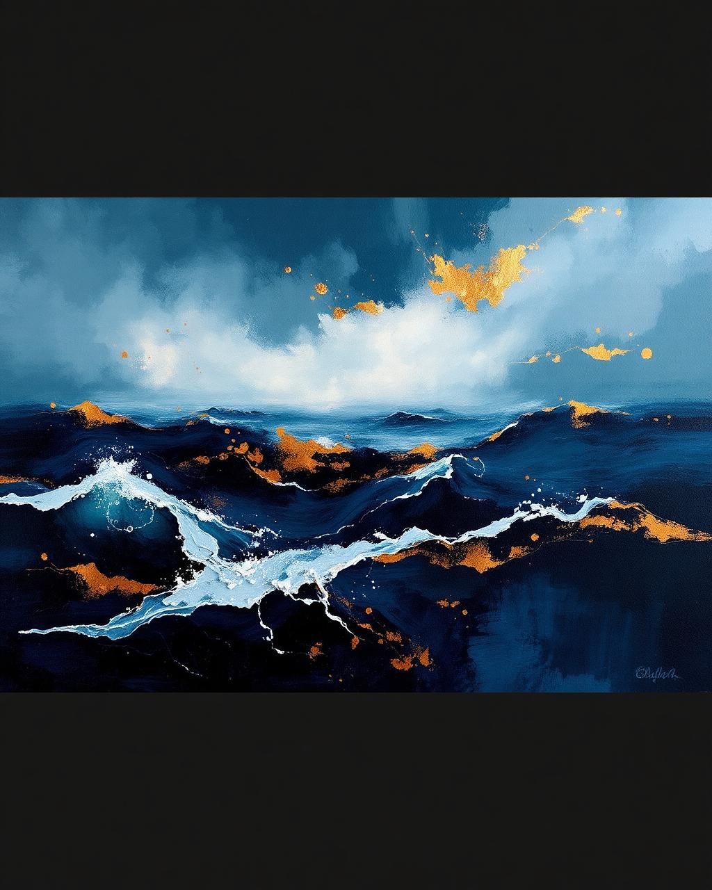 Tidewrack — Giclée print with metallic spot pass